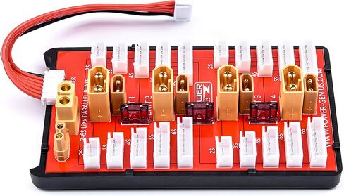 لوحة شحن متوازية 2 في 1 XT30 XT60 RC من Readytosky لوحة شحن متوازية XT30 XT60 تدعم 4 عبوات لبطارية الليثيوم بوليمر 2S-6S in Kuwait