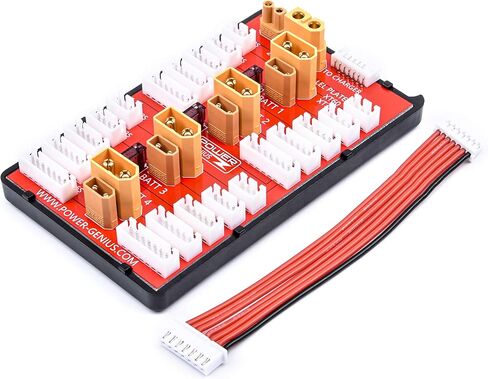 لوحة شحن متوازية 2 في 1 XT30 XT60 RC من Readytosky لوحة شحن متوازية XT30 XT60 تدعم 4 عبوات لبطارية الليثيوم بوليمر 2S-6S in Kuwait