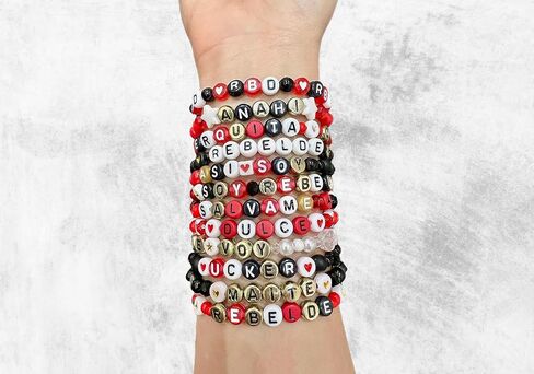 El Galeón Bracelet Kit RBD Friendship Bracelets 40 Bracelets Rebelde Rebels Tour Bracelets Bracelets Kit to Make 40 Bracelets Rebels, RBD Bracelets, Soy Rebelde Tour in Saudi Arabia
