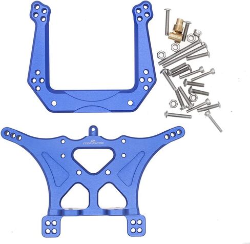 برج الصدمات الأمامي والخلفي من سبيكة CODA RACING RC لـ Traxxas 1/10 2WD Slash(VXL)، Stampede(VXL)، Rustler(VXL)، Bandit(VXL)، قطعة استبدال Bigfoot 3638 3639 in Kuwait