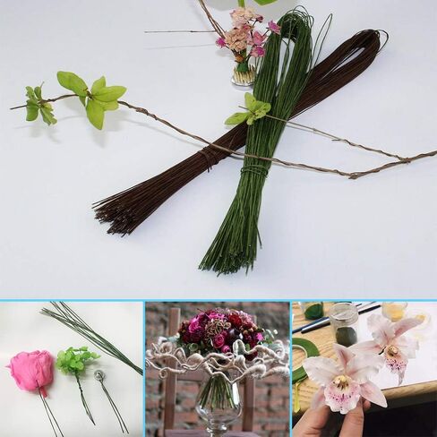 Floral Arrangement Kit, SourceTon 14 Flower Tools Include Floral Tapes Floral Garden Wire Cutter 22-Gauge Paddle Wire Sewing Needles in Saudi Arabia