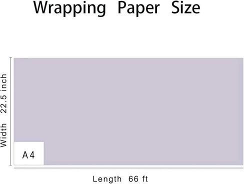 ورق تغليف الزهور بلون خالص، 1 لفة من لوازم الزهور المقاومة للماء، ورق تغليف الزهور للزهور الطازجة، الحرف اليدوية اليدوية، 22.8 بوصة × 65.6 قدم (شاي الحليب) in Kuwait