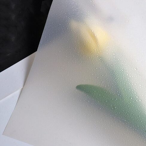 ورق تغليف الزهور بلون خالص، 1 لفة من لوازم الزهور المقاومة للماء، ورق تغليف الزهور للزهور الطازجة، الحرف اليدوية اليدوية، 22.8 بوصة × 65.6 قدم (شاي الحليب) in Kuwait