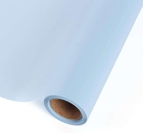 ورق تغليف الزهور بلون خالص، 1 لفة من لوازم الزهور المقاومة للماء، ورق تغليف الزهور للزهور الطازجة، الحرف اليدوية اليدوية، 22.8 بوصة × 65.6 قدم (شاي الحليب) in Kuwait