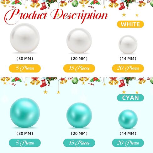 أكثر من 10000 مجموعة حشو مزهرية عائمة يمكنك صنعها بنفسك، حشو مزهرية عيد الميلاد، بما في ذلك 10000 قطعة من خرز جل الماء، 80 قطعة لؤلؤ، 50 قطعة ندفة ثلج لديكورات حفلات عيد الميلاد والمهرجانات in Kuwait