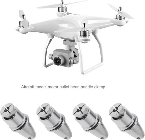 4pcs 3.17mm Propeller Adapter Aluminum Propeller Adapter Holder for RC Motor Prop Speed Controller Electric Motor Accessories (3.17mm Aperture and 5mm Output Axle) in Kuwait
