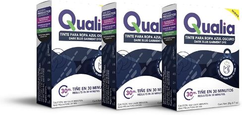 Qualia All Purpose Powder Fabric Dye, Easy to Use Dye for Natural Fabrics: Cotton, Wool, Silk, Wood, & Linen, Ultra Concentrated Colors, Color Mix, 16 Pack in Saudi Arabia