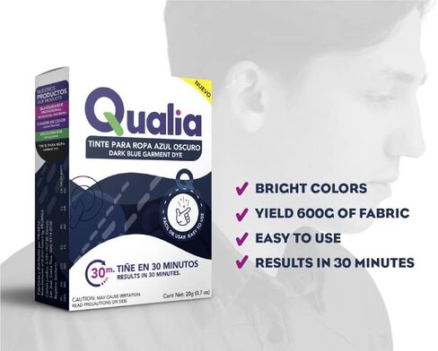 Qualia All Purpose Powder Fabric Dye, Easy to Use Dye for Natural Fabrics: Cotton, Wool, Silk, Wood, & Linen, Ultra Concentrated Colors, Color Mix, 16 Pack in Saudi Arabia