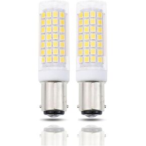 لمبة Lamsky BA15D LED، لمبة ماكينة الخياطة بقاعدة حربة مزدوجة الاتصال، 5 وات أبيض دافئ 2700 ك 50 وات استبدال هالوجين، تيار متردد 110 فولت/220 فولت، لمبة إضاءة لآلة الخياطة، نوع حربة يستبدل عبوتين in Kuwait