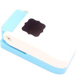 Kucaa Handmade Scrapbooking One Inch 25mm Size Craft Lever Punch Embossing Puncher Mini Fancy Punch (Square) in Kuwait
