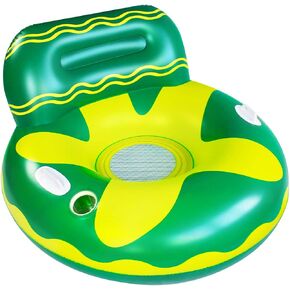 Pool Lounger Float for Adult, Float Hammock, mesh Bottom Pool Float, with Two Handle and a Big Cup Holder, Great for Chilling in The Pool. in Kuwait