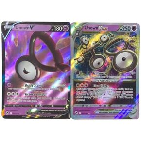 Unown V & Vstar 065/195- Silver Tempest - Pokemon Ultra Rare Card Lot - 2 Card Set in Kuwait