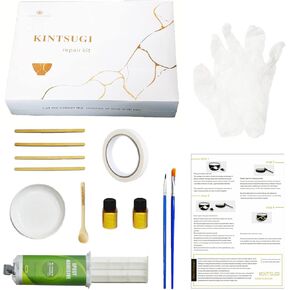 مجموعة إصلاح كينتسوغي من الفخار باستخدام غراء بودرة 50 مل، إصلاح السيراميك الياباني كينتسوجي (معالجة 30 دقيقة) مجموعة إصلاح بلاط الراتينج الإيبوكسي؛ مناسبة للمبتدئين لإصلاح الهدايا المهنية. in Kuwait