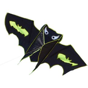 Besra 51inch Bat Kite Single Line Easy to Fly Animal Nylon Kite with Handle & Strings for Kids & Adults in Kuwait