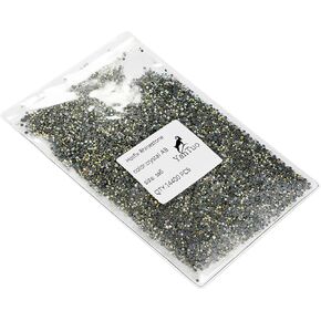 yantuo Crystal hotfix AB Rhinestones ss6 14400 pcs,100 Gross 2mm Glass Rhinestone Strass for Garment,Clothing,t-Shirt