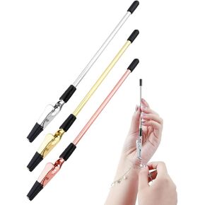 مساعد سوار qoonestl، 3 قطع أداة سوار معدني مساعد المجوهرات، معدات التثبيت والربط لقلادة السوار ومشابك الساعة والسحابات (فضي + ذهبي + ذهبي وردي) in Kuwait