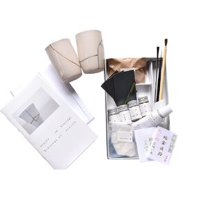 طلاء كينتسوجيسيد الطبيعي من يوروجيو، ذهبي نقي وفضي، مجموعة اصلاح كينتسوجي للمبتدئين in Kuwait