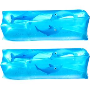 Bedwina Dolphin Water Wiggler Toy - (Pack of 2) 4.75-Inch Water Snake Sensory Fidget Toys & Slippery Water Tube for Birthday Party Favor or Game Prizes for Kids in Kuwait
