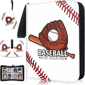 حافظة بطاقات كرة السلة 400 بطاقة من COARVXA، 4 جيوب مع 400 بطاقة حماية ألبومات بطاقات التداول، حقيبة تخزين البطاقات مناسبة لجمع بطاقات البيسبول أو الهوكي أو كرة القدم أو كرة السلة أو الألعاب in Kuwait