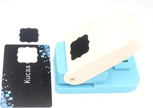 Kucaa Handmade Scrapbooking One Inch 25mm Size Craft Lever Punch Embossing Puncher Mini Fancy Punch (Square) in Kuwait