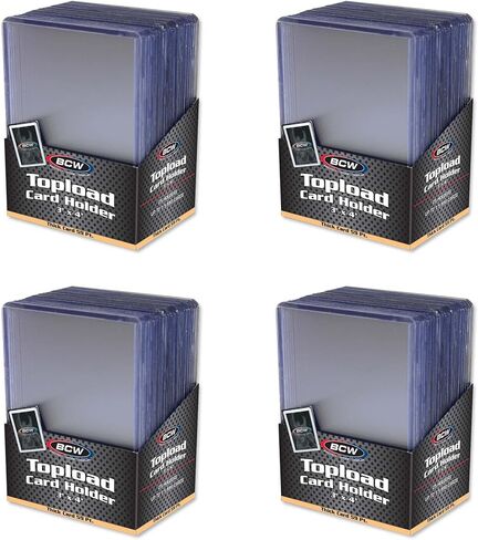 BCW 59 pt Thick Card Topload Holder - 4 pk in Saudi Arabia