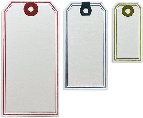 Sizzix Thinlits Die Set 6PK Framed Tags by Tim Holtz | 666065 | Chapter 4 2022 Wafer, Grey in Saudi Arabia