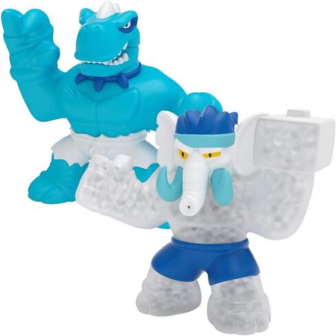 أبطال Goo Jit Zu Glow Shifters - Versus Pack، Ultraglow Tyro VS Shadowclaw Rock Jaw. واحدة مع تحول فريد من نوعه لغو يتوهج في الظلام. سحق النواة، مادة لزجة تتوهج في الظلام (42620) in Kuwait