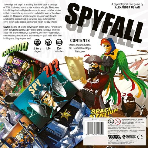 Spyfall 2 - لعبة الحفلة المثالية - اعثر على الجاسوس قبل نفاد الوقت - ما يصل إلى 3 إلى 12 لاعبًا - ألعاب لوحية للمراهقين والبالغين - للأعمار من 13 عامًا فما فوق in Saudi Arabia