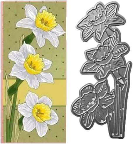 Daisy Flower Metal Cutting Dies Alinacrafts Scrapbooking Card Making Die Cuts Thanksgiving Christmas Craft Dies (#10) in Kuwait