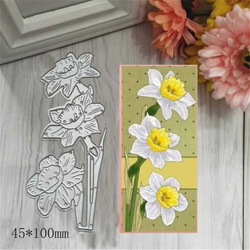 Daisy Flower Metal Cutting Dies Alinacrafts Scrapbooking Card Making Die Cuts Thanksgiving Christmas Craft Dies (#10) in Kuwait