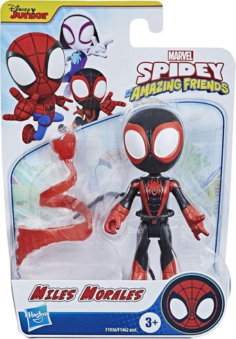 Spidey and His Amazing Friends Marvel Ghost-Spider Hero Figure, 4-Inch Scale Action Figure, Includes 1 Accessory, for Kids Ages 3 and Up in Saudi Arabia