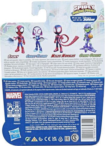 Spidey and His Amazing Friends Marvel Ghost-Spider Hero Figure, 4-Inch Scale Action Figure, Includes 1 Accessory, for Kids Ages 3 and Up in Saudi Arabia