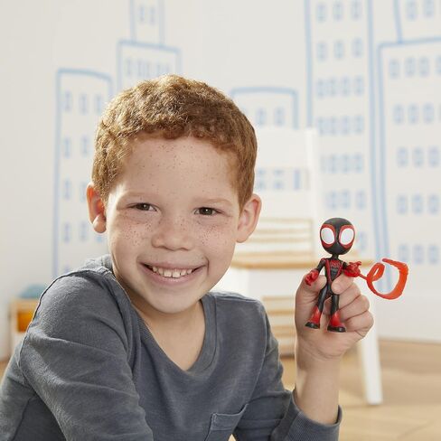 Spidey and His Amazing Friends Marvel Ghost-Spider Hero Figure, 4-Inch Scale Action Figure, Includes 1 Accessory, for Kids Ages 3 and Up in Saudi Arabia