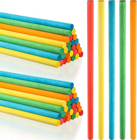 Yookeer 30 Pcs Rhythm Sticks for Kids Bulk, 30 cm/ 12 Inches in Kuwait