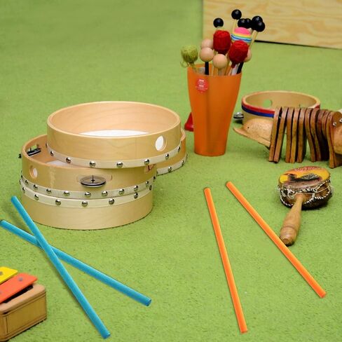 Yookeer 30 Pcs Rhythm Sticks for Kids Bulk, 30 cm/ 12 Inches in Kuwait