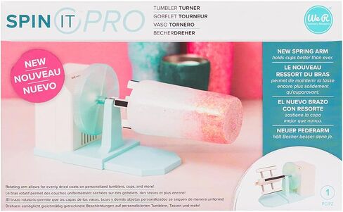 American Crafts We R Memory Keepers Spin-It Pro Tumbler Spinner,Epoxy Resin in Saudi Arabia