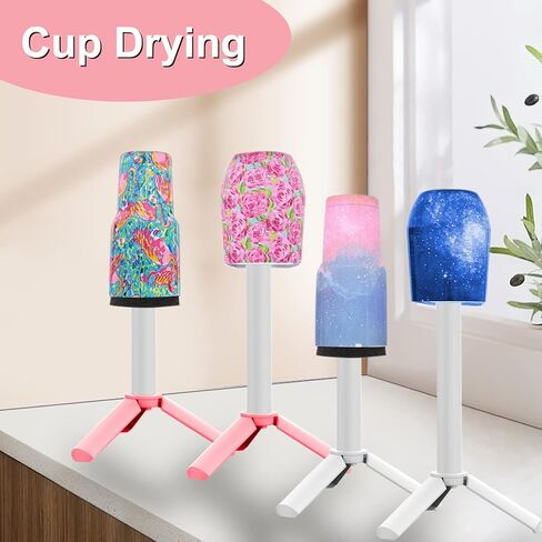 Cup Drying Stander Holder with Pipe for DIY Tumbler Spinner Turner Drying Rack for Tumbler Cup Turner Accessories Crafts Glitter Epoxy Tumblers in Kuwait
