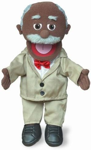 14" Pops, Black Grandfather, Hand Puppet in Saudi Arabia