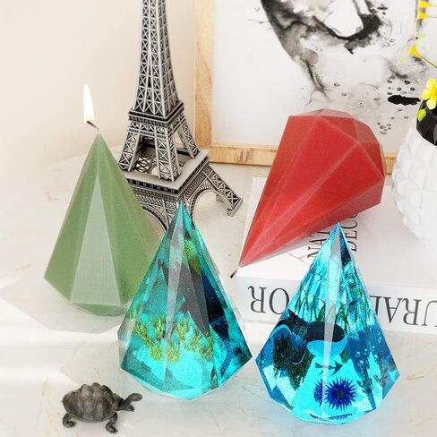 قالب شموع من السيليكون الحلزوني لصنع الصابون والشموع ثلاثية الابعاد لصب الراتنج، قوالب ايبوكسي لصب الراتنج، ديكور حفلات الكريسماس، هدية يدوية الصنع (حلزوني) in Kuwait