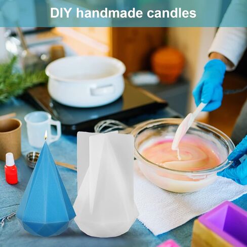 قالب شموع من السيليكون الحلزوني لصنع الصابون والشموع ثلاثية الابعاد لصب الراتنج، قوالب ايبوكسي لصب الراتنج، ديكور حفلات الكريسماس، هدية يدوية الصنع (حلزوني) in Kuwait