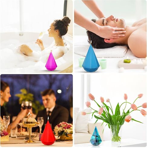 قالب شموع من السيليكون الحلزوني لصنع الصابون والشموع ثلاثية الابعاد لصب الراتنج، قوالب ايبوكسي لصب الراتنج، ديكور حفلات الكريسماس، هدية يدوية الصنع (حلزوني) in Kuwait