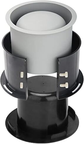 جيهتو مجموعة قوالب دائرية كبيرة من السيليكون - وعاء خرساني للنباتات الداخلية يمكنك تركيبه بنفسك مع ملمع محمول باليد، غلاف قوي، قالب صينية مطابقة، قالب سيليكون مرن - مثالي لاواني زهور تيرازو in Kuwait