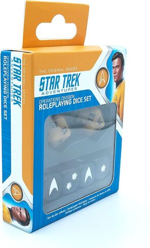Modiphius Star Trek Adventures Operations Division Dice Set Revised, Multi in Kuwait