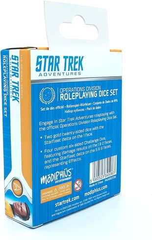 Modiphius Star Trek Adventures Operations Division Dice Set Revised, Multi in Kuwait