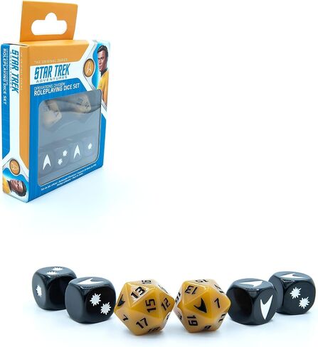 Modiphius Star Trek Adventures Operations Division Dice Set Revised, Multi in Kuwait