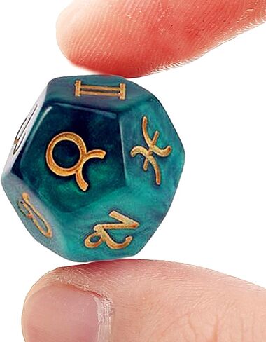 ZXUEZHENG 3 قطع من النرد الفلكي من اللؤلؤ الأكريليك متعدد الجوانب لإكسسوارات عرافة الكوكبة in Kuwait