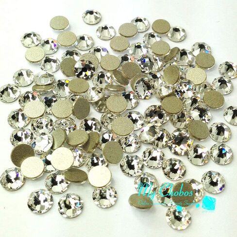 288 pcs (Factory Pack) Crystal (001) clear Swarovski NEW 2088 Xirius 30ss Flat backs Rhinestones 6.4mm ss30 in Saudi Arabia