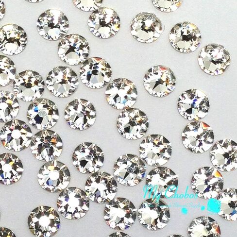 288 pcs (Factory Pack) Crystal (001) clear Swarovski NEW 2088 Xirius 30ss Flat backs Rhinestones 6.4mm ss30 in Saudi Arabia