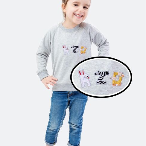 AXEN 42pcs Butterfly and Flower Iron on Patches, Flower Themed Patches Embroidered Applique for Clothing, Jackets, Hats, Backpacks, Jeans in Kuwait