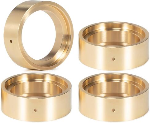 Linsvirgo 4 قطع نحاسية مقاس 1.9 بوصة حلقات داخلية لعجلات Beadlock، حلقة مشبك لعجلات Beadlock مقاس 1.0 بوصة موازنة لـ 1/10 RC Crawler TRX4 TRX6 Axial SCX10 I II III Redcat GEN7 GEN8 أجزاء ترقية in Kuwait